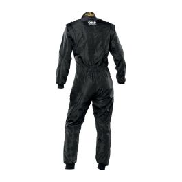 Omp OMPKA0-1728-A01-071-M Traje Carreras Kart Ks-4 My2021 Homologado CIK FIA Nivel 1 Negro Talla M 4 Capas Ventilado