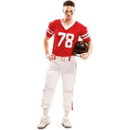 Disfraz jugador rugby rojo talla XL Disfraz jugador rugby rojo talla XL