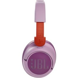 JBL Harman JR 460 NC Auriculares Over-Ear Inalámbricos con Cancelación de Ruido para Niños en Rosa