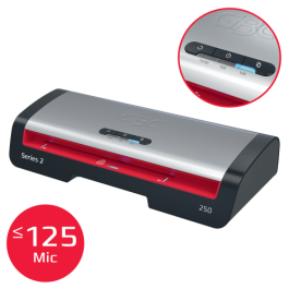 GBC 250 Plastificadora de Oficina DIN A4 Apagado Automático 2 Rodillos Hasta 125 Micras Calentamiento Rápido 1 Minuto
