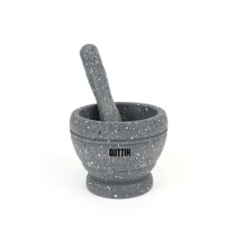 Quttin Mortero con Mazo de Plástico, 11 x 9 cm (12 Unidades)