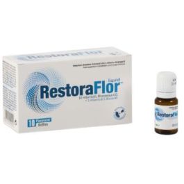 Restoraflor Probiótico Líquido 10 Viales con Lactobacillus Rhamnosus GG, Saccharomyces Boulardii y Vitaminas B. Reduce Cansancio y Fatiga Precio: 15.6899996. SKU: B1FJBZV8YM