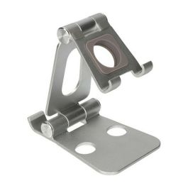 Soporte para Móviles KSIX Swivel Plateado Soporte para Móviles KSIX Swivel Plateado