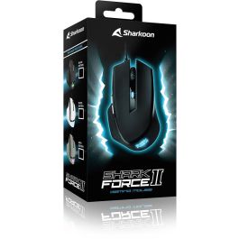 SHARKOON Ratón Gaming SHARK Force II USB Tipo A Óptico 4200 DPI Mano Derecha