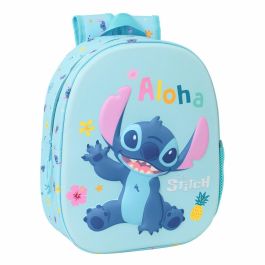 Mochila Infantil Lilo & Stitch Azul claro 27 x 33 x 10 cm 3D Precio: 7.79000057. SKU: B15PM3ZLAH