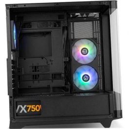 NOX Hummer ETHER Midi Tower Negro con Cristal Templado y Refrigeración Optimizada, Semitorre ATX/ITX/Micro ATX para PC Gaming