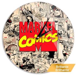 ERT GROUP Reloj de pared Marvel silencioso de 30.5 cm con manecillas de metal y revestimiento brillante Precio: 21.49999995. SKU: B14R3K5FKG