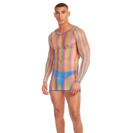 Conjunto de Lencería Rainbow Party Multicolor L/XL