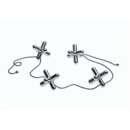 Alessi GCH01 Salvamanteles Trípode Zama Cromada Acero Inoxidable 18/10