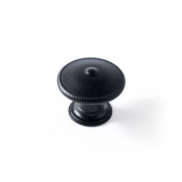 Rei Pomo Redondo para Mueble Zamak Negro Mate Mod. 3121 Ø30mm Blister 4 Unidades Precio: 7.49999987. SKU: S7912568