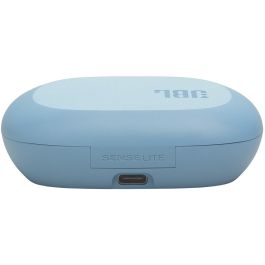 JBL Sense Lite Auriculares Inalámbricos de Gancho de Oreja, IP54 Resistentes al Agua, Intraaurales, Bluetooth 5.4, Azules