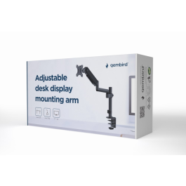 Gembird MA-DA1P-01 soporte para monitor 81,3 cm (32") Escritorio Negro Precio: 39.69000013. SKU: B1BBP6BE32