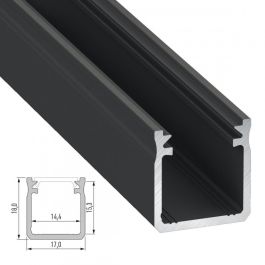 Perfil Aluminio Tipo Y 2,02M - Anodizado Inox