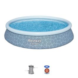 Kit Piscina Hinchable BESTWAY - Fast Set - 396 x 84 cm - Redonda (Filtro de Cartucho, 1 Cartucho) Precio: 129.59000054. SKU: B1GB89NSQX