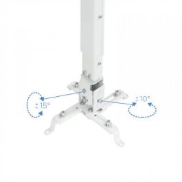 TooQ Soporte de Techo para Proyector PJ2012T-W Inclinable hasta 20kg