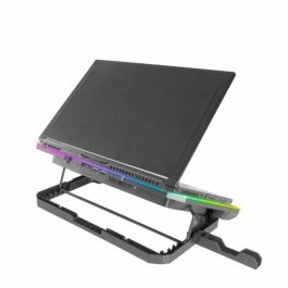 Mars Gaming MNBC7 Base Refrigeradora para Portátiles hasta 16" con 6 Ventiladores, Iluminación RGB, Stand 6 Posiciones, Soporte Móvil y 2 USB Mars Gaming MNBC7 Base Refrigeradora para Portátiles hasta 16" con 6 Ventiladores, Iluminación RGB, Stand 6 Posiciones, Soporte Móvil y 2 USB