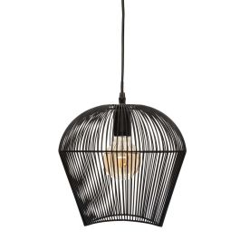 Atmosphera Lámpara de techo Jena negro 26x25 cm E27 - Colección 'Jena' Precio: 32.69000009. SKU: S7910252
