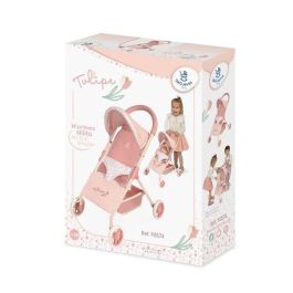 Decuevas Silla de Muñeca 4 Ruedas para Muñecas hasta 50 cm, Edad 3+ Años, Metal Plástico Poliéster Decuevas Silla de Muñeca 4 Ruedas para Muñecas hasta 50 cm, Edad 3+ Años, Metal Plástico Poliéster