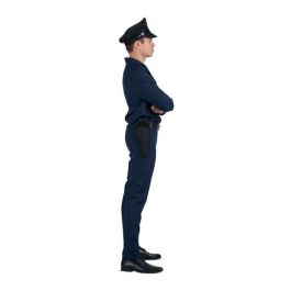 Disfraz policía gorra, camisa, pantalón y cinturón con pistolera talla XXL Disfraz policía gorra, camisa, pantalón y cinturón con pistolera talla XXL