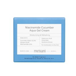 Meisani Niacinamida Pepino Aqua Gel Cream Tratamiento Facial Hidratante 50 ml