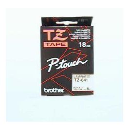 Brother Cinta de Etiquetas Laminadas Brillantes, Negro sobre Amarillo, 18mm Precio: 17.5000001. SKU: B155P429NS