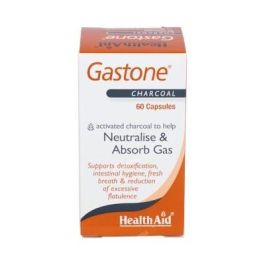 Health Aid Gastone Carbón Activado 260mg 60 Cápsulas. Reduce flatulencias excesivas, complemento alimenticio. Precio: 19.69. SKU: B1D69MT97G
