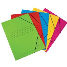 Mariola Carpeta Con Gomas Cartón Mate 500 gr Solapa 4º Colores Surtidos - Paquete de 12 ud. Precio: 0.69000008. SKU: B19KA6QBX3