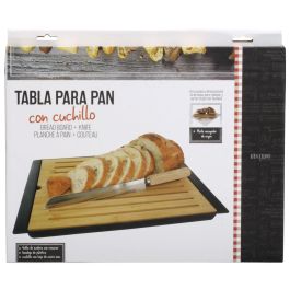 Totally Addict Tabla de Pan con Cuchillo y Bandeja Recoge-migas, Madera, 27x38 cm Precio: 9.5000004. SKU: B148EW797K