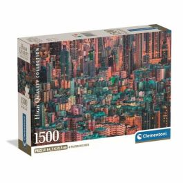 Clementoni CLE8005125317325 Rompecabezas Compacto 1500 Piezas - Hong Kong, The Hive