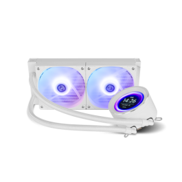 NOX Hummer X-240 LCD Refrigerador de aire 12 cm Blanco 1 pieza(s)