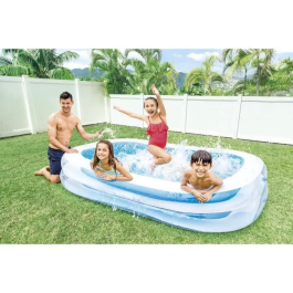 INTEX Piscina Hinchable Familiar Rectangular 2,62x1,75x0,56m