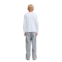 Camiseta de Manga Larga Infantil Jack & Jones Jjurban Ls Crew Neck Blanco 8-9 Años