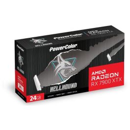 PowerColor RX 7900 XTX 24G-L/OC Radeon Hellhound OC 24GB GDDR6 Triple Ventilador PCI Express 4.0 Gaming