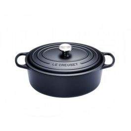 Le Creuset Signature Bräter oval de hierro fundido, 27cm, negro mate Precio: 282.49999954. SKU: B1ESYBZBYV