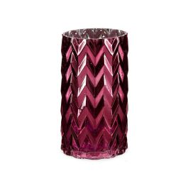 Jarrón Tallado Espiga Rosa Oscuro Giftdecor 11.3x19.5x11.3 cm Cristal (6 Unidades) Jarrón Tallado Espiga Rosa Oscuro Giftdecor 11.3x19.5x11.3 cm Cristal (6 Unidades)
