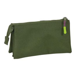 Portatodo Triple Munich Bright khaki Verde 22 x 12 x 3 cm