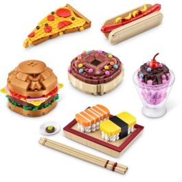 Juego de construcción - ZURU - Snack - 200 piezas máximo - 6 snacks - Hamburguesa, helado o sushi Juego de construcción - ZURU - Snack - 200 piezas máximo - 6 snacks - Hamburguesa, helado o sushi