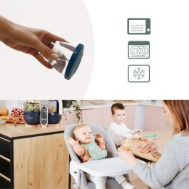 Babymoov Babybols Kit L Tarros Herméticos Transparentes para Comida de Bebés, 6 x 250 ml, Tapa Roscada, Regrabables Babymoov Babybols Kit L Tarros Herméticos Transparentes para Comida de Bebés, 6 x 250 ml, Tapa Roscada, Regrabables