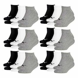 Calcetines Tobilleros Deportivos Puma Kids Quarter CDT 3 pares Multicolor 23-26 Calcetines Tobilleros Deportivos Puma Kids Quarter CDT 3 pares Multicolor 23-26