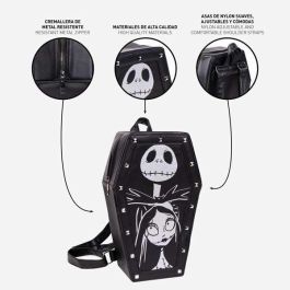 Cerdá Mochila Casual Modal Nightmare Before Christmas Negra 19x31x10.5 cm Niños +3 Años
