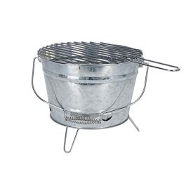 Bbq Collection Barbacoa de zinc modelo barril Ø27cm con parrilla cromada y pies plegables Precio: 28.69000024. SKU: S7904469