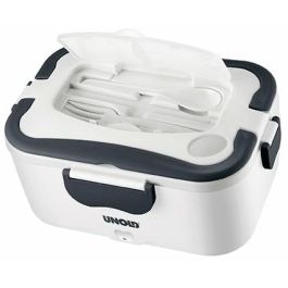 Unold 58850 Fiambrera Eléctrica Calentador de Comida 1.5L Gris/Blanco Acero Inoxidable/Plástico para Adultos