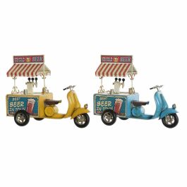 Vehiculo Decoracion Vintage DKD Home Decor Azul Amarillo 15 x 26.5 x 31.5 cm (2 Unidades) Precio: 44.5000006. SKU: S3024290