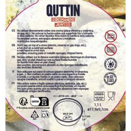 Quttin Bol Mezclador de Vidrio Ø17 cm - 1.1L (12 Unidades)