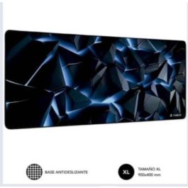 Subblim Alfombrilla Gaming Blue Obsidian XL 900 x 400 x 3 mm Base Antideslizante Bordes Cosidos Impermeable Ratón Teclado Precio: 13.50000025. SKU: B1CMX7X9LK