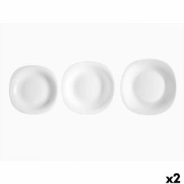 Set de Vajilla Vivalto Blanco Vidrio opalino (2 Unidades)