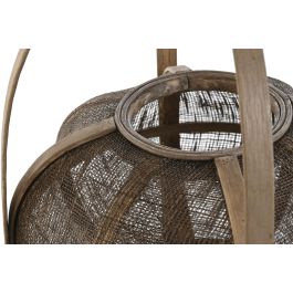 Portavela Tropical DKD Home Decor Marron 33 x 42 x 33 cm