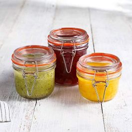 La Mediterranea Tarro Hermético de Vidrio con Cierre Clip 250 ml (24 Unidades) La Mediterranea Tarro Hermético de Vidrio con Cierre Clip 250 ml (24 Unidades)
