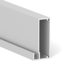 Perfil Aluminio Siria 3,25M Plata Mate Para Hacer Vitrinas. Sin Junquillo. Herrajes Fab.Nacional Precio: 118.49999964. SKU: B1JCGAGDAY