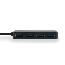 Hub USB 4 Puertos NGS iHub 3.0 Negro Hub USB 4 Puertos NGS iHub 3.0 Negro